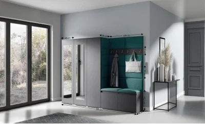 Cuier Hol Max 15, Grafit/ Verde - Trinity 28