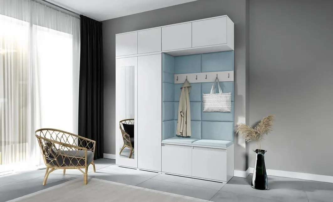 Cuier Hol Max 16, Alb/ Albastru - Trinity 22