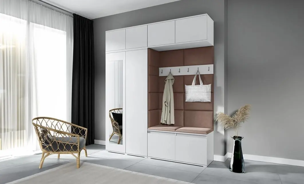 Cuier Hol Max 16, Alb/ Maro - Trinity 7