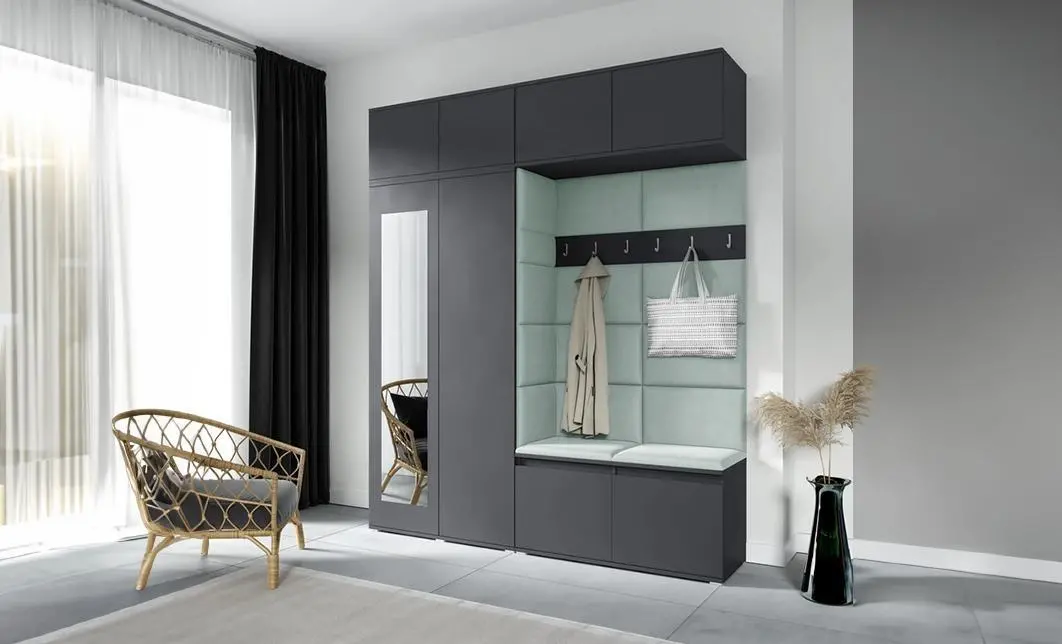 Cuier Hol Max 16, Grafit/ Verde - Trinity 21