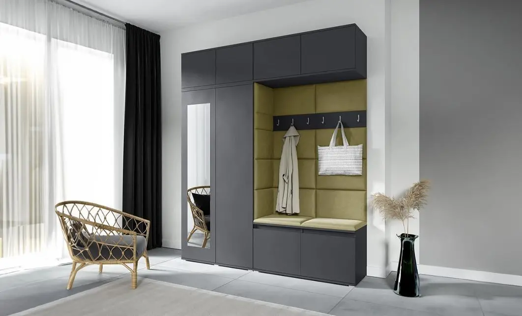 Cuier Hol Max 16, Grafit/ Verde - Trinity 27