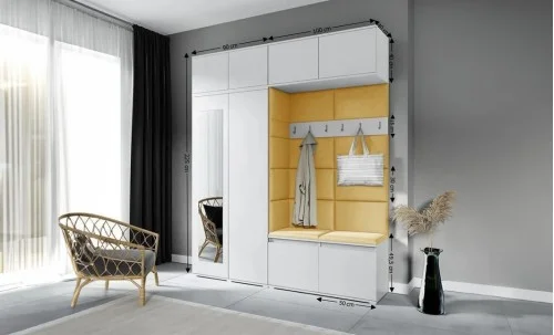 Cuier Hol Max 16, Alb/ Galben - Trinity 18