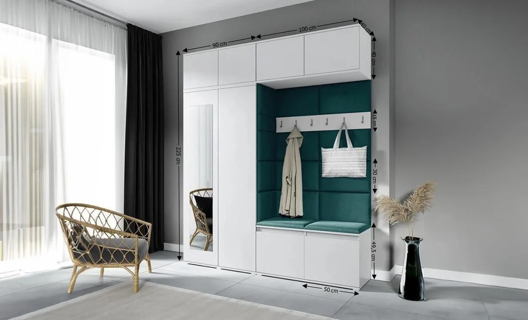 Cuier Hol Max 16, Alb/ Verde - Trinity 28 1