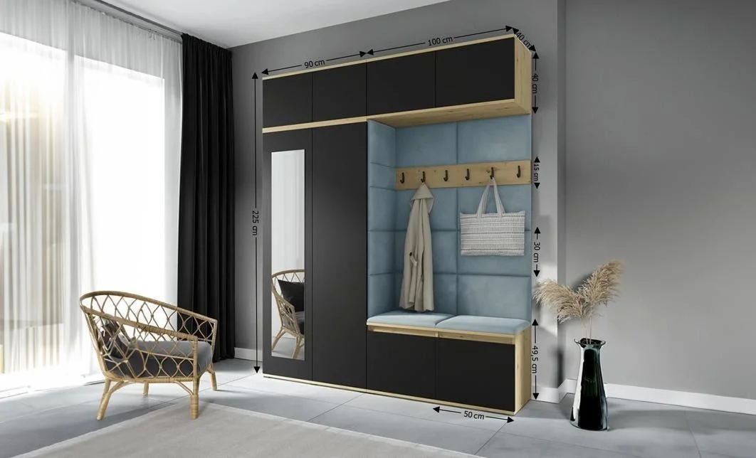 Cuier Hol Max 16, Artisan/ Albastru - Trinity 22 1