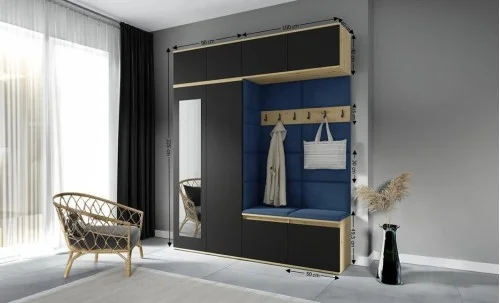 Cuier Hol Max 16, Artisan/ Albastru - Trinity 31