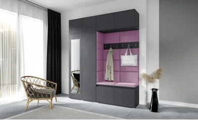 Cuier Hol Max 16, Grafit/ Mov - Trinity 11