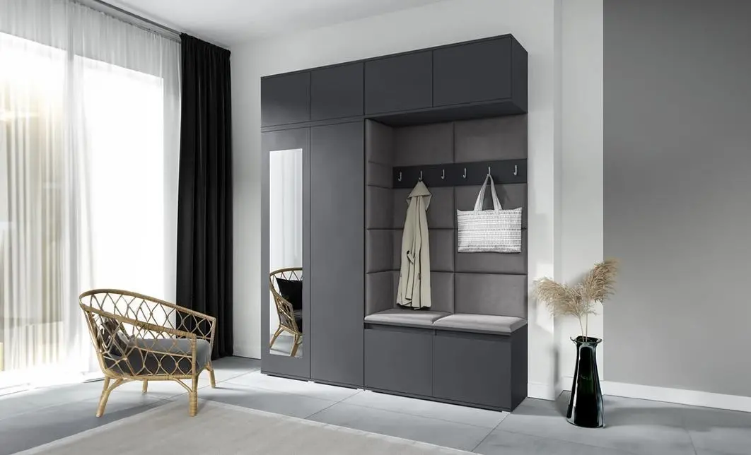 Cuier Hol Max 16, Grafit/ Gri - Trinity 15