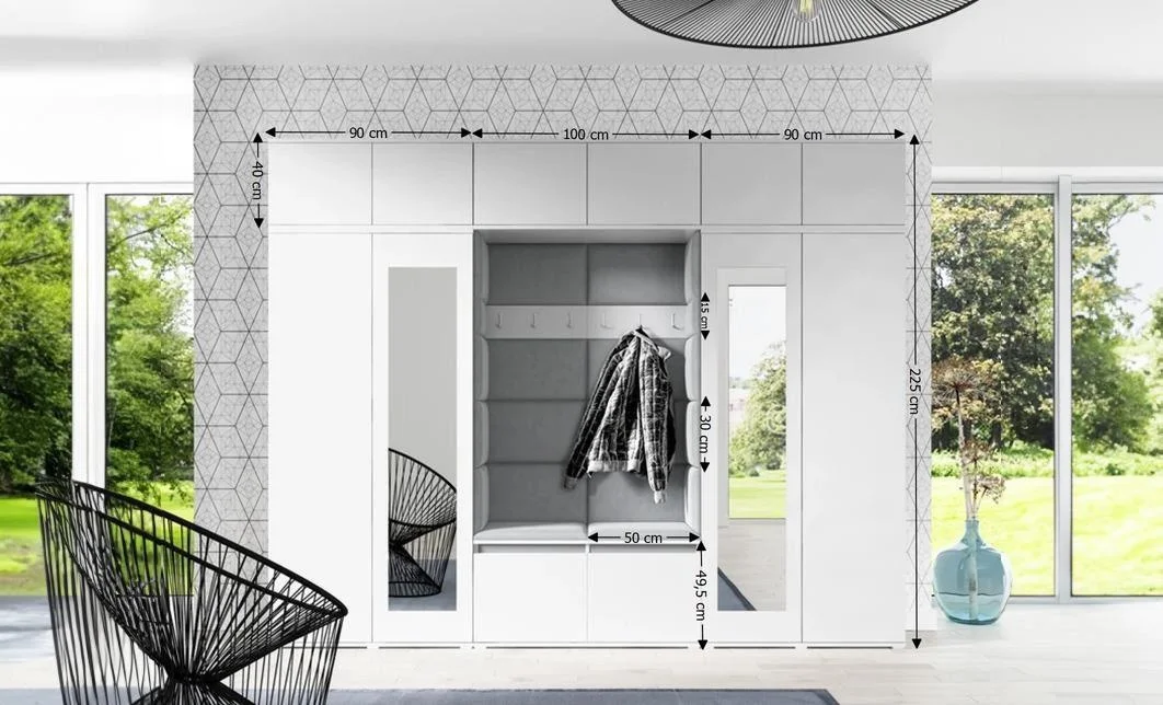 Cuier Hol Max 17, Alb/Gri - Trinity 14 1