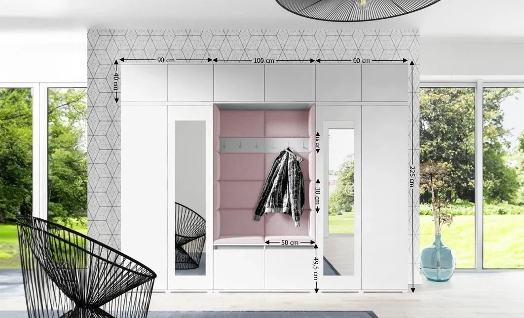 Cuier Hol Max 17, Alb/Roz - Trinity 19 1