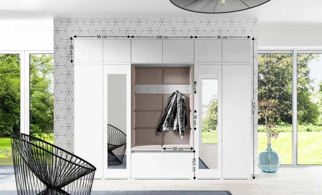 Cuier Hol Max 17, Alb/Maro - Trinity 5 1