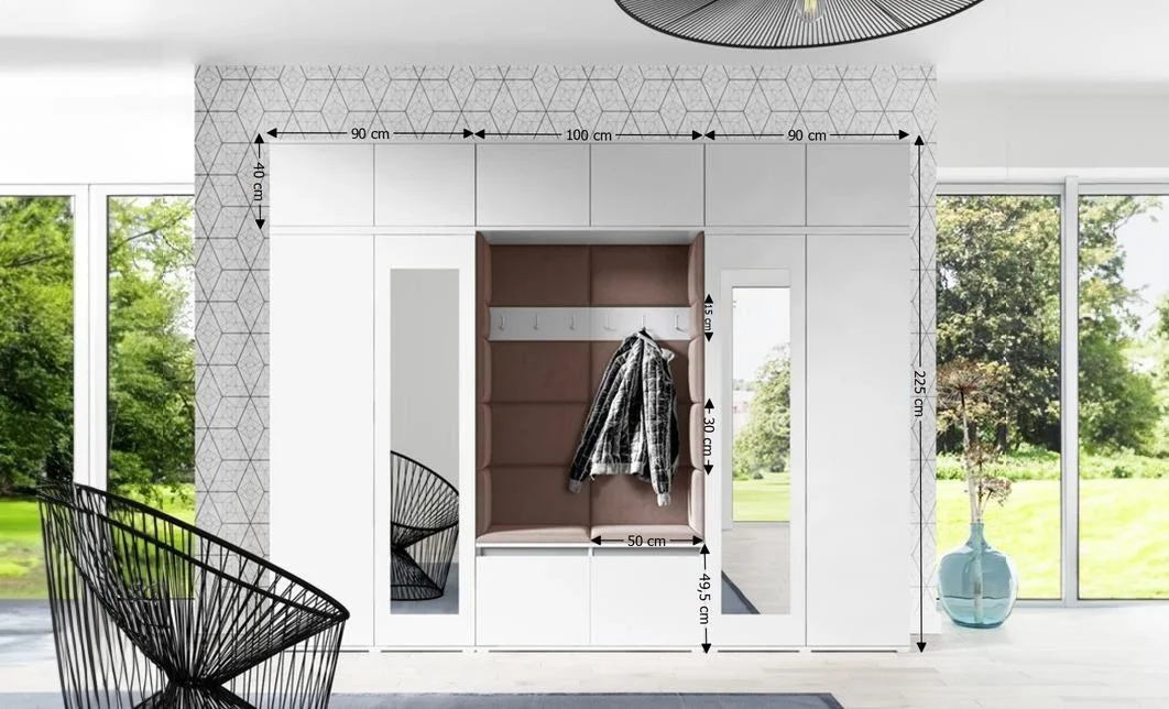 Cuier Hol Max 17, Alb/Maro - Trinity 7 1