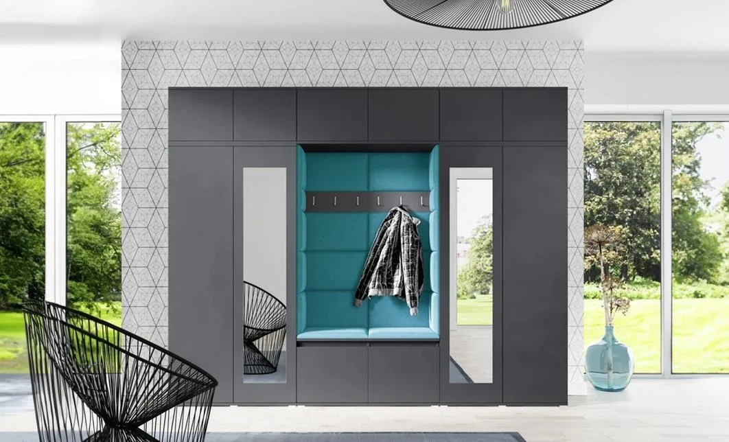 Cuier Hol Max 17, Grafit/Albastru - Trinity 13