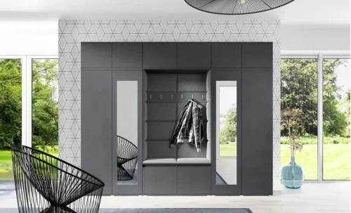 Cuier Hol Max 17, Grafit/Gri - Trinity 15