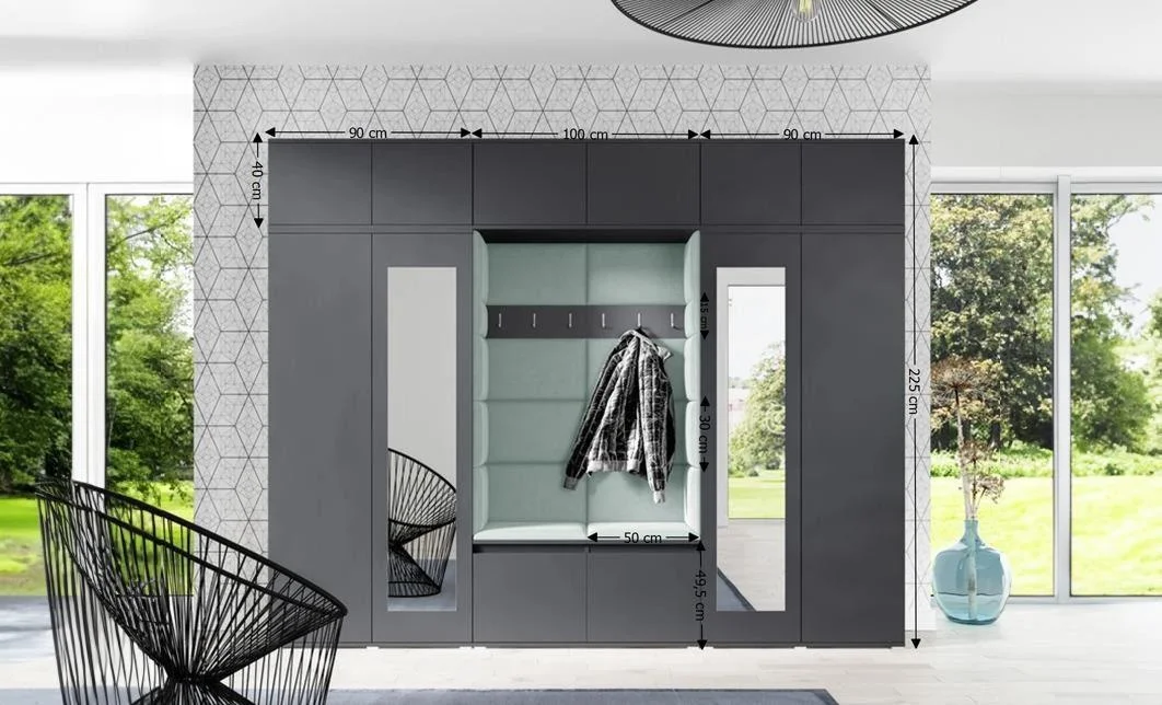 Cuier Hol Max 17, Grafit/Verde - Trinity 21 1