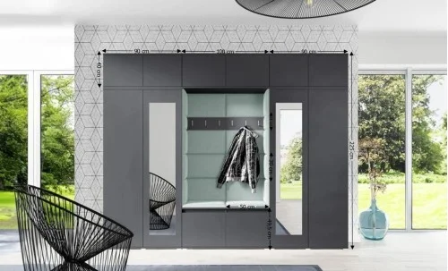 Cuier Hol Max 17, Grafit/Verde - Trinity 21