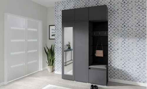 Cuier Hol Max 18, Grafit/ Negru - Trinity 16