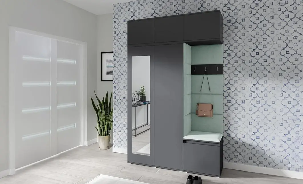 Cuier Hol Max 18, Grafit/ Verde - Trinity 21