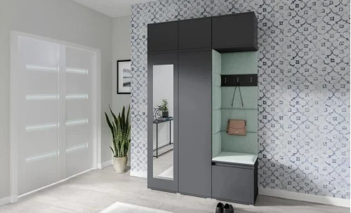 Cuier Hol Max 18, Grafit/ Verde - Trinity 21