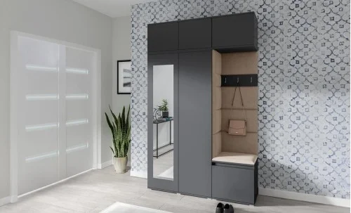 Cuier Hol Max 18, Grafit/ Bej - Trinity 4