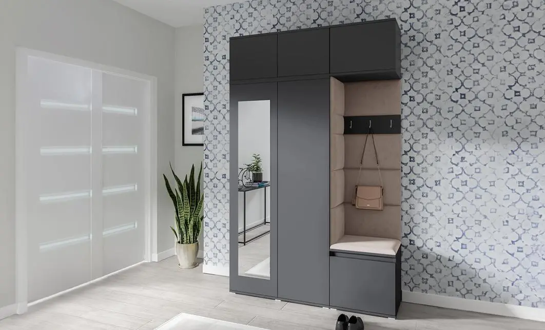 Cuier Hol Max 18, Grafit/ Maro - Trinity 5