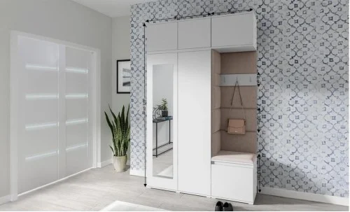 Cuier Hol Max 18, Alb/ Maro - Trinity 5