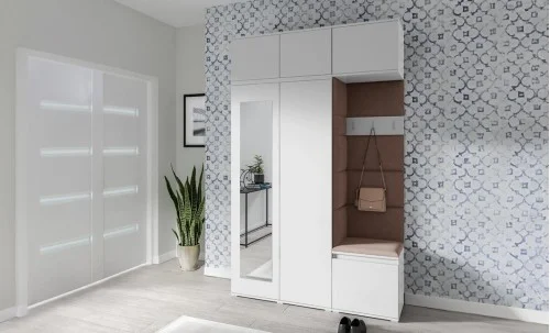 Cuier Hol Max 18, Alb/ Maro - Trinity 7