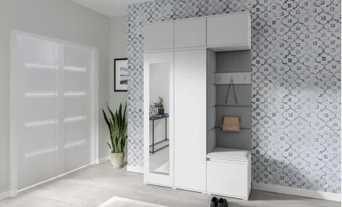 Cuier Hol Max 18, Alb/ Gri - Trinity 14