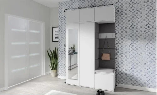 Cuier Hol Max 18, Alb/ Gri - Trinity 15