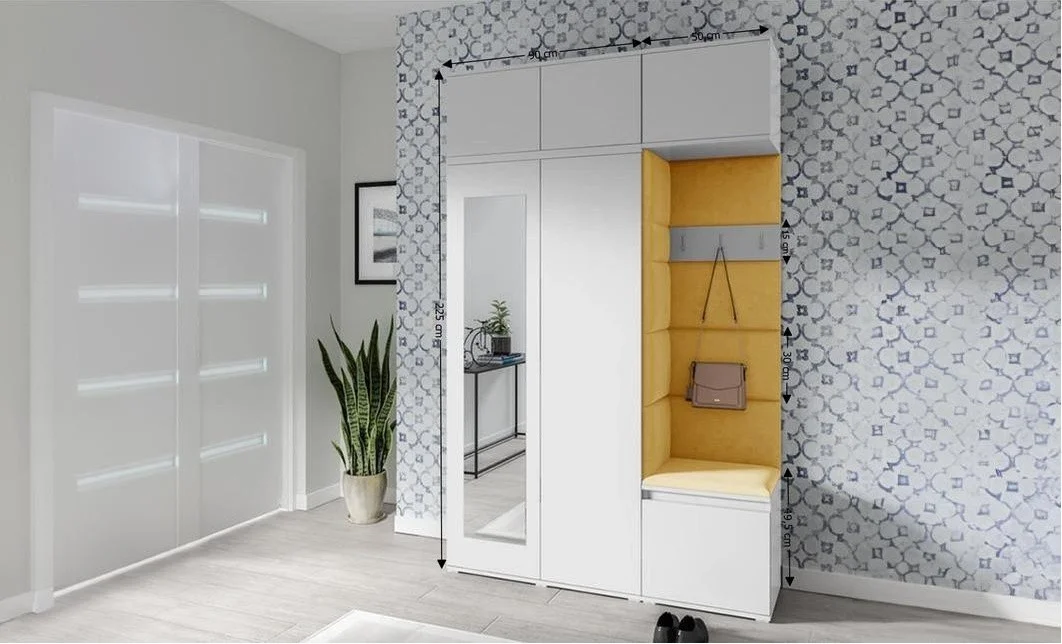 Cuier Hol Max 18, Alb/ Galben - Trinity 18