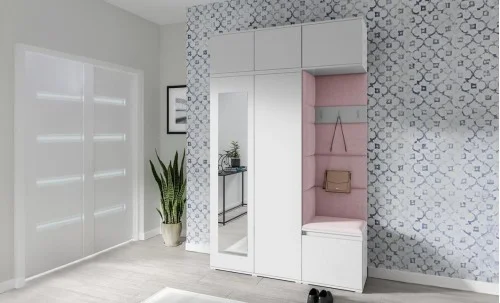 Cuier Hol Max 18, Alb/ Roz - Trinity 19