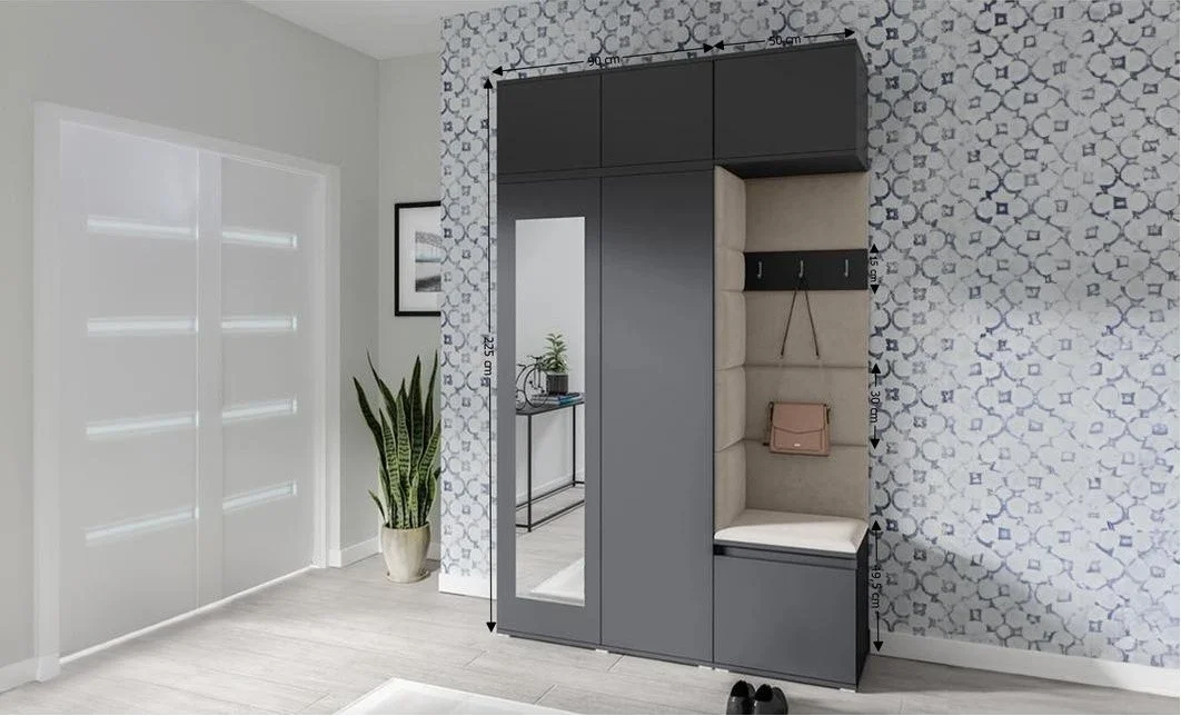 Cuier Hol Max 18, Grafit/ Bej - Trinity 2 2