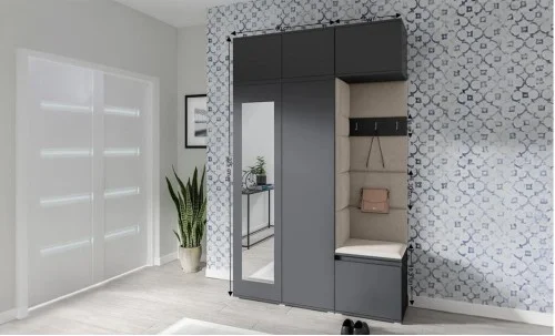 Cuier Hol Max 18, Grafit/ Bej - Trinity 2