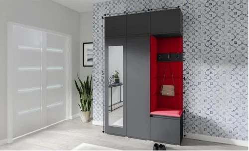 Cuier Hol Max 18, Grafit/ Rosu - Trinity 24