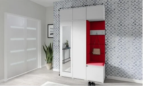 Cuier Hol Max 18, Alb/ Rosu - Trinity 24