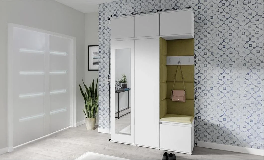 Cuier Hol Max 18, Alb/ Verde - Trinity 27 1