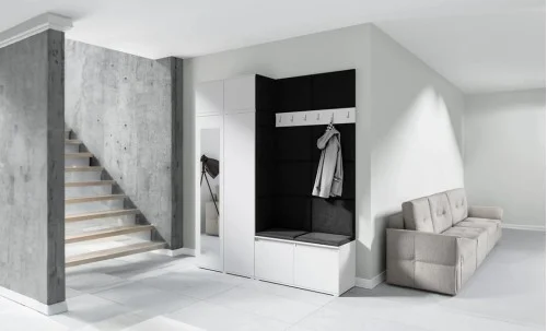 Cuier Hol Max 19, Alb/ Negru - Trinity 16