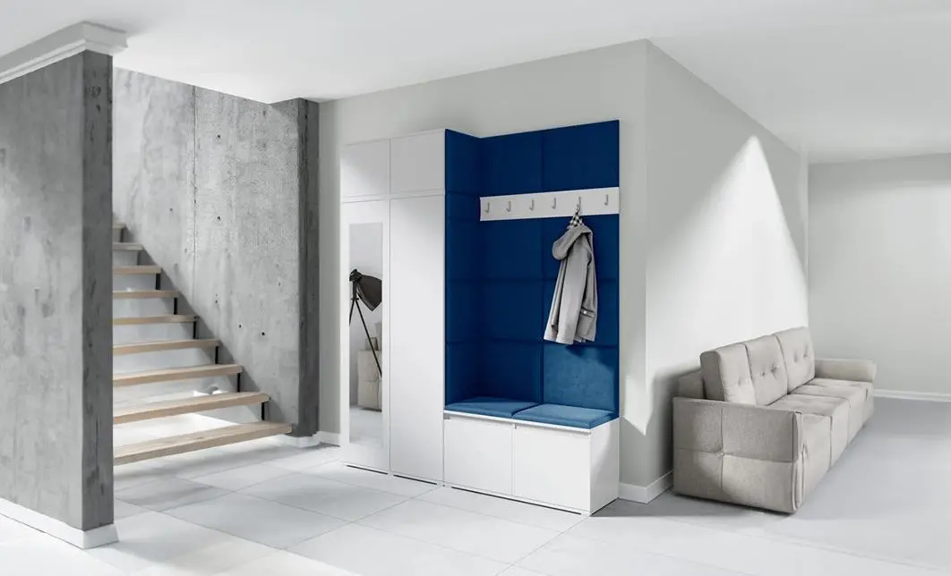 Cuier Hol Max 19, Alb/ Albastru - Trinity 31