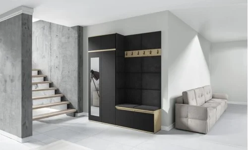 Cuier Hol Max 19, Artisan/ Negru - Trinity 16