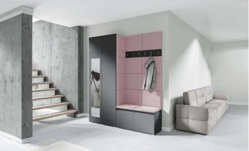 Cuier Hol Max 19, Grafit/ Roz - Trinity 19