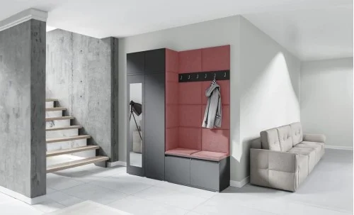 Cuier Hol Max 19, Grafit/ Roz - Trinity 23