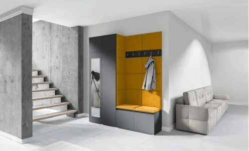 Cuier Hol Max 19, Grafit/ Portocaliu - Trinity 26