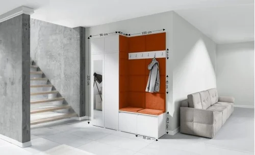 Cuier Hol Max 19, Alb/ Portocaliu - Trinity 25