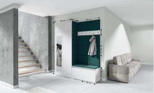 Cuier Hol Max 19, Alb/ Verde - Trinity 28