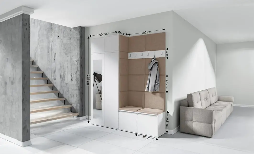 Cuier Hol Max 19, Alb/ Bej - Trinity 4 1