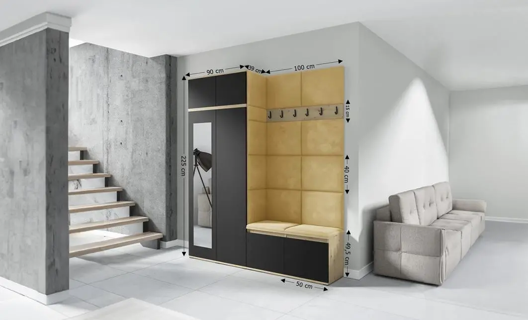 Cuier Hol Max 19, Artisan/ Galben - Trinity 18 1