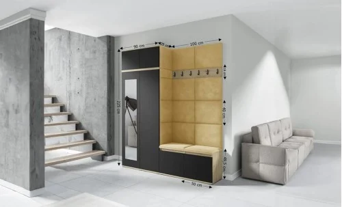 Cuier Hol Max 19, Artisan/ Galben - Trinity 18