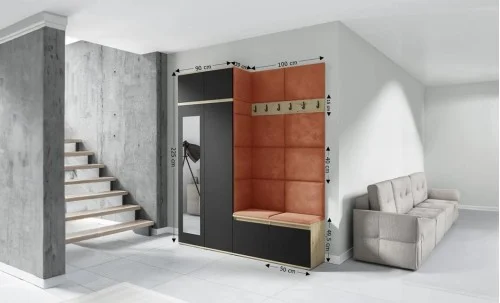 Cuier Hol Max 19, Artisan/ Portocaliu - Trinity 25