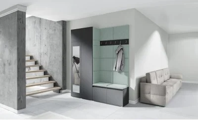 Cuier Hol Max 19, Grafit/ Verde - Trinity 21