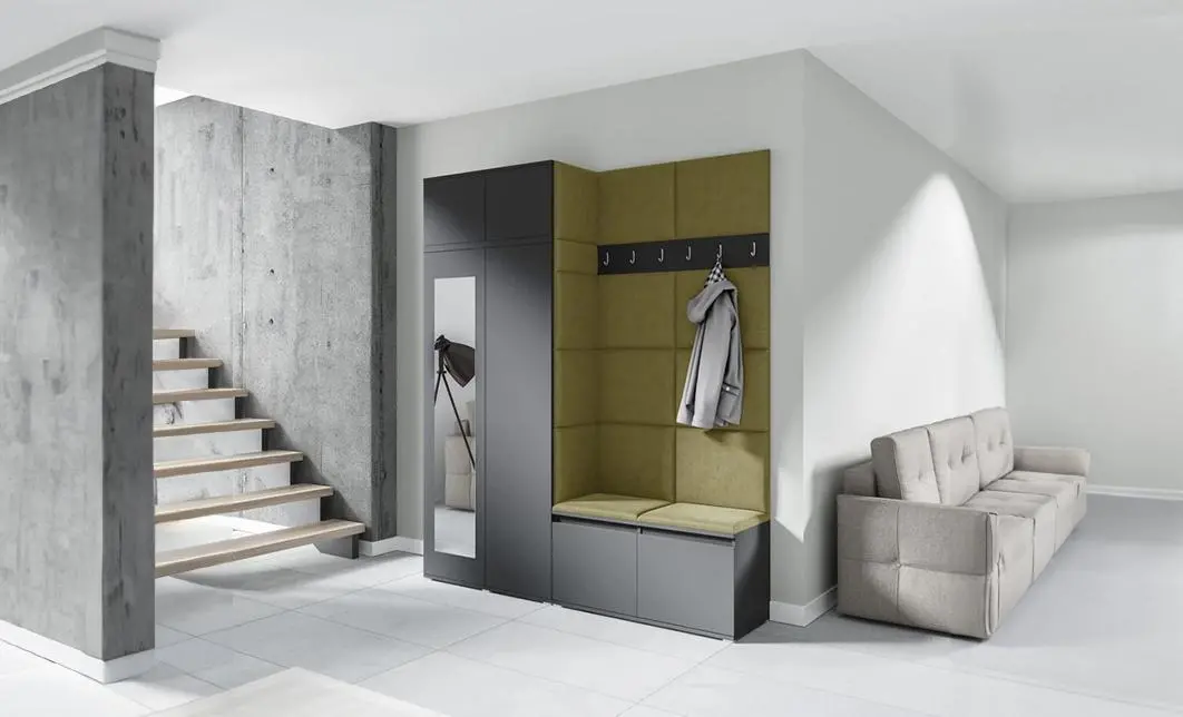 Cuier Hol Max 19, Grafit/ Verde - Trinity 27