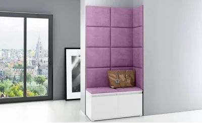 Cuier Hol Max 2, Alb/Mov - Trinity 11